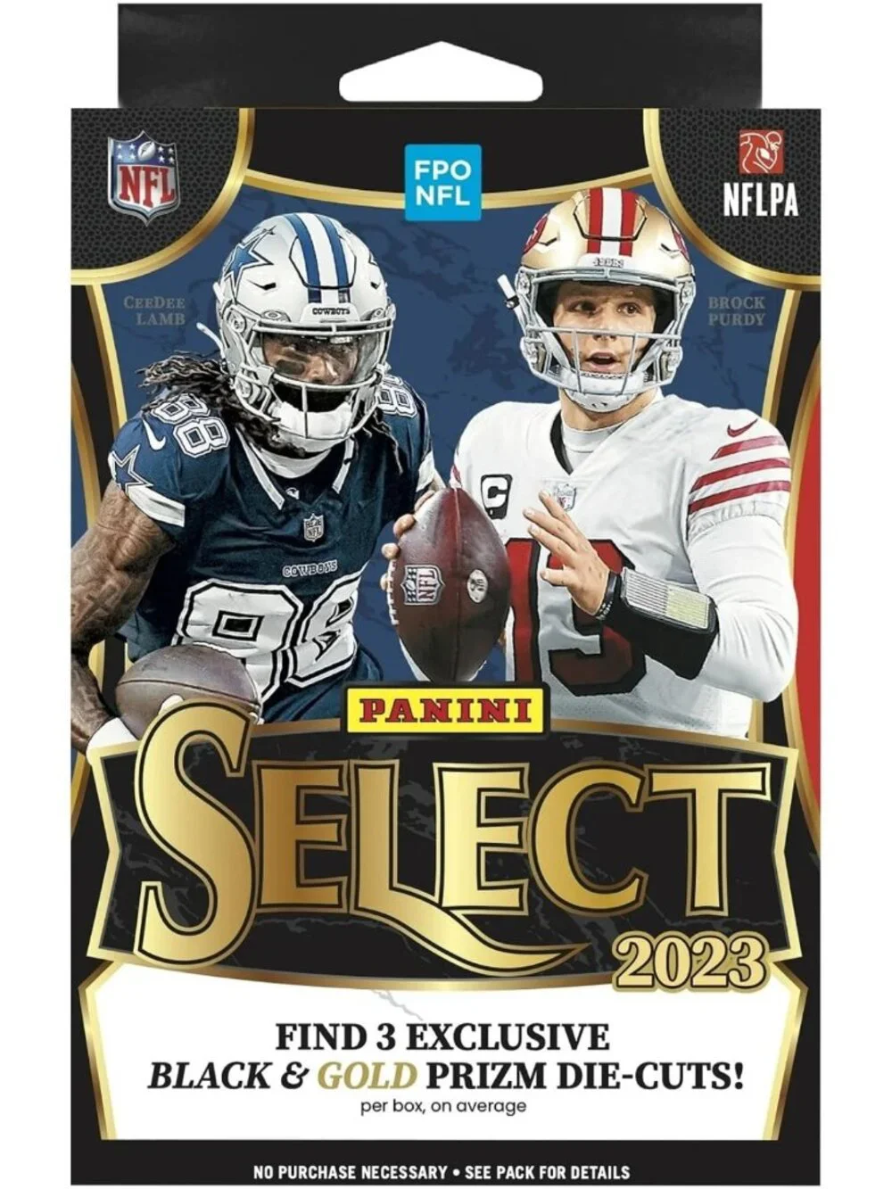 2023 Football Trading Cards Hanger Box - Panini Select, Rare Inserts